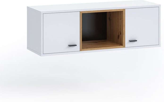 Thumbnail - Wandschrank Hängeschrank in weiß OSTUNI-132, B/H/T ca. 105/35/33 cm