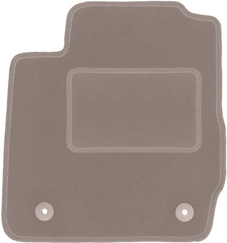 Beige Fahrermatte für: Mazda 2 II Fließheck (2007-2015)