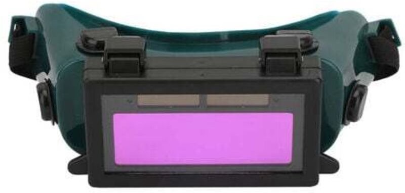 Schweißbrille, Solarbetriebene, automatisch abdunkelnde Augenmaske, Schweißbrille für Schweißer, Schutzbrille für Bauste...