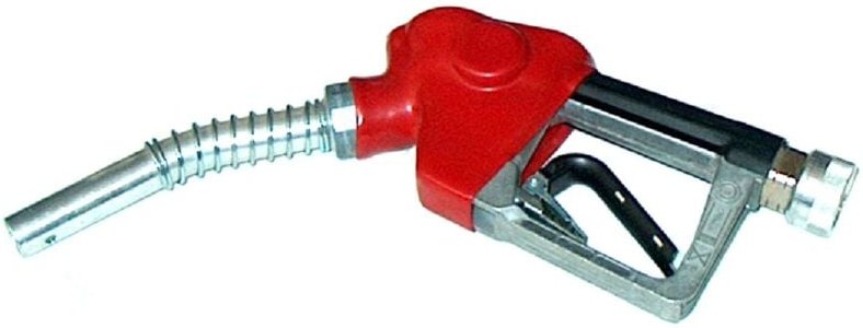 Automatisch absperrende Umfüllpistole ohne Einlaufstutzen