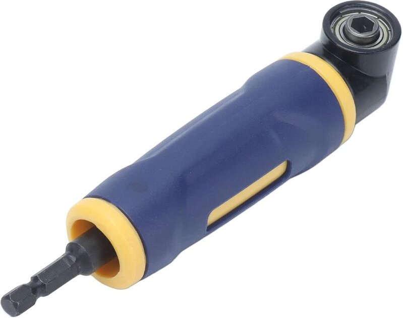 Rechtwinkliger Bohrer-Adapter, 90-Grad-Bohrer-Aufsatz-Verlängerungsschraubendreher für Schraubendreher-Verlängerungshalt...