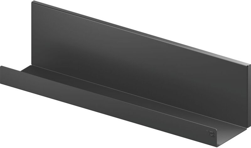 Vauth-sagel - Wandregal Metall Board-5 Ablage für die Wand - Designer Wandablage, Stahl pulverbeschichtet lavagrau