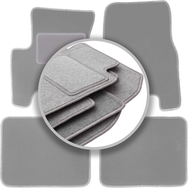 Graue Fußmatten für: SsangYong Korando II (KJ) SUV (1998-2006)