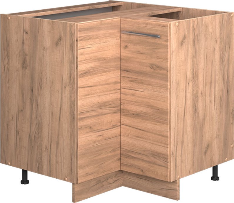 Eckunterschrank Fame-Line, Goldkraft Eiche, 80.5 cm ohne Arbeitsplatte, Vicco