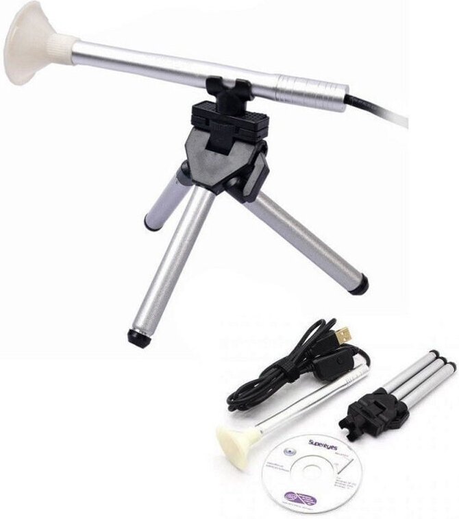 Trade Shop Traesio - Trade Shop - usb 0.1X-200X pc hinweis foto video led 0.3MPX B005 -