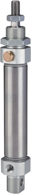 Riegler Rundzylinder »MSI«, einfachwirkend, Kolben-Ø 12, Hub 15, M5x0,8