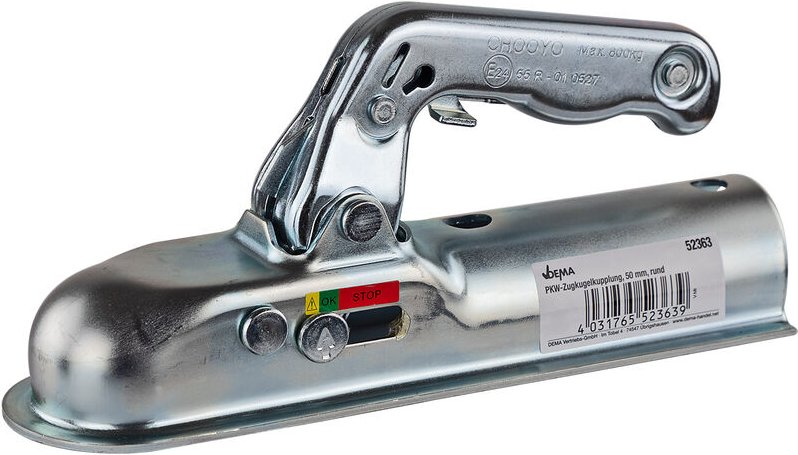 PKW-Zugkugelkupplung 50 mm rund