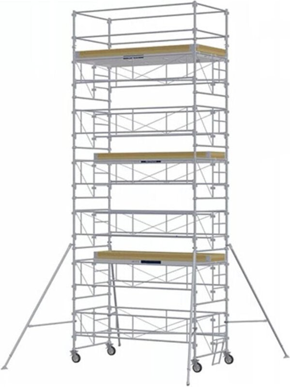 Matisère - Stahl-Fahrgerüst - Mini Arbeitsbühne - Maxi arbeitshöhe 8.70m - 8545060
