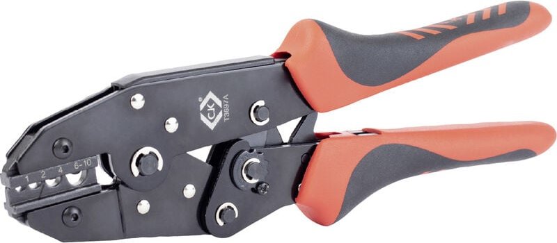 C.k Magma - c.k T3697A Crimpzange Unisolierte Kabelverbinder 1 bis 10 mm²