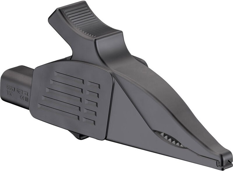 Stäubli - XDK-1033/I-2 Sicherheits-Abgreifklemme Steckanschluss 4 mm cat iv Schwarz