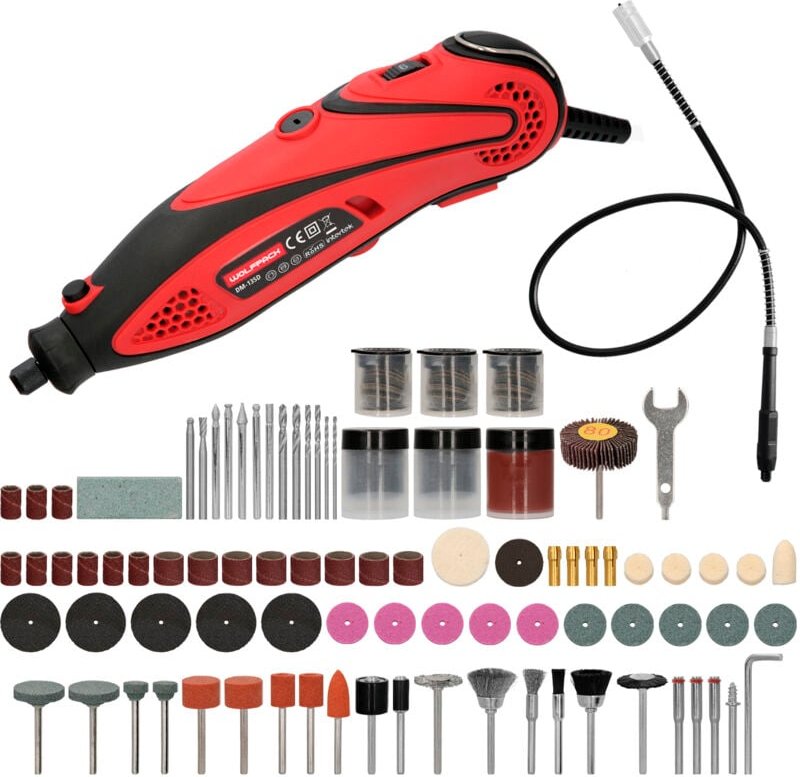 AFT - 135-Watt-Multitool. Mit 210 Accessoires und Aktentasche