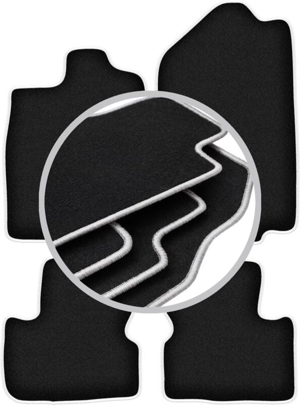 CARLUX-SILVER Autofußmatten für: Opel Calibra Coupé (1989-1997)