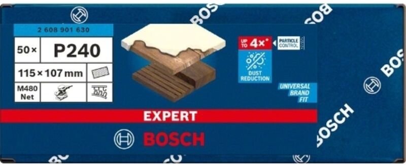 Expert M480 Schleifnetz, 115 x 107 mm, k 240, 50 Stück