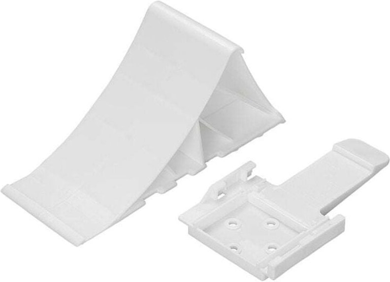 Unterlegkeil kunststoff wei inkl halter flach