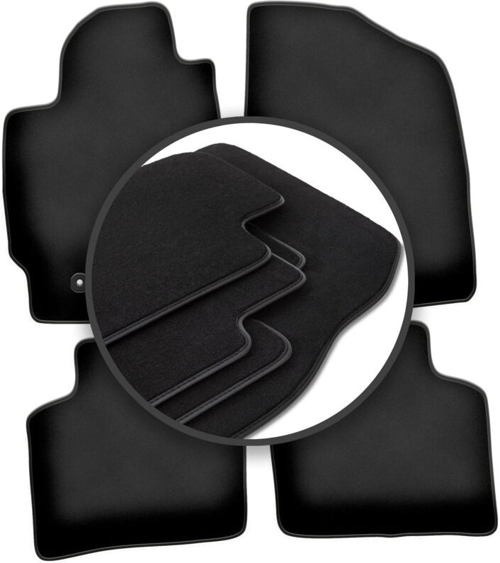 Premium-Fußmatten für: Toyota Prius II Schrägheck (2003-2010)