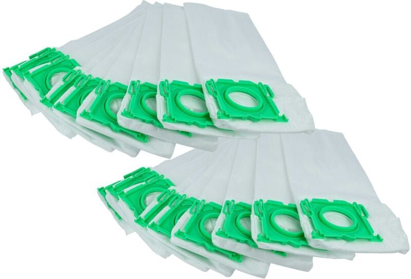 20x Staubsaugerbeutel Ersatz für Sebo 6629, 6629 am, 6629 er für Staubsauger - Mikrovlies, 33,5cm x 17cm, Weiß - Vhbw