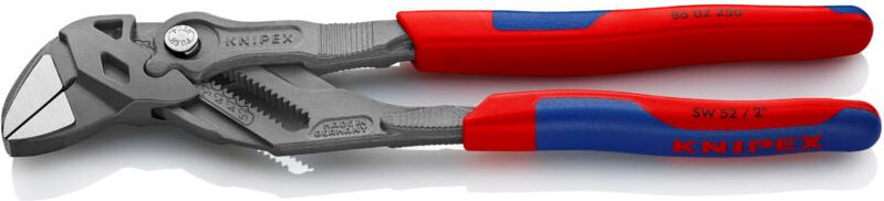 Knipex - 86 02 250 Zangenschlüssel Mehrk. grau atra. 250 mm