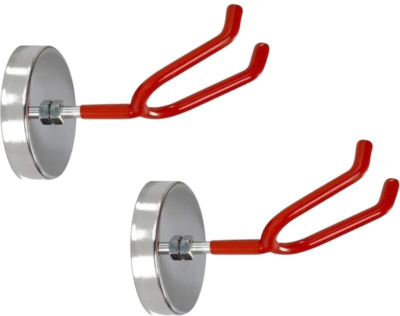 Aougo - 2 Stück Lackierpistolenständer mit Magnetfüßen, Lackierpistolenzubehör, Universalhalter auf Regalen und anderen ...