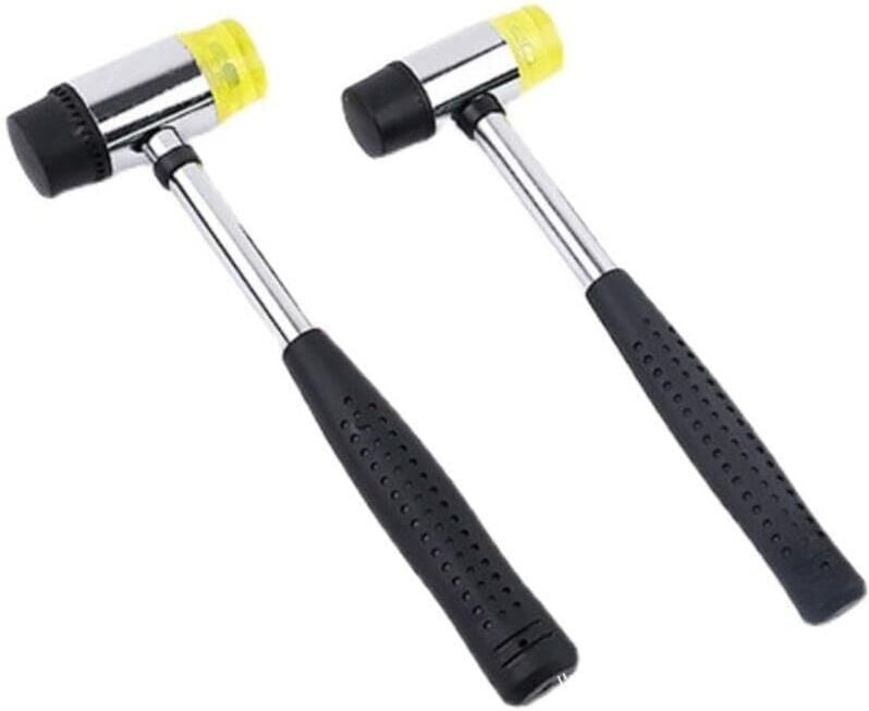 Gabrielle - Doppelseitiger Gummihammer mit weichem Kopf für Schmuckhandwerker, Lederhandwerk, Holz, Bodenbeläge und mehr...