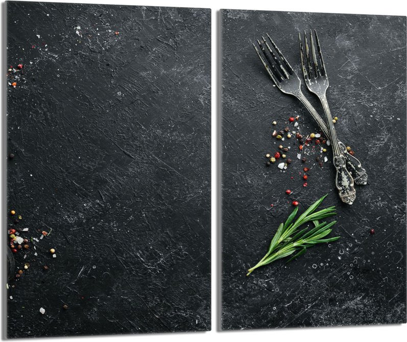 Glasschutzplatte für den Herd 2x30x52 Küche