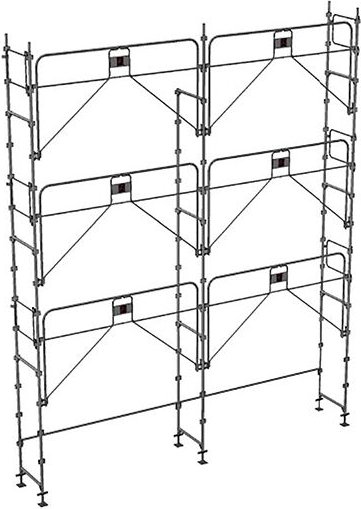 Matisère - Gerüst 56m² - Struktur allein - Gelände Version - DUO56GC-S