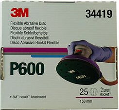 3M 34419 FLEXIBLE Abrasivscheiben P600 25 PIECES