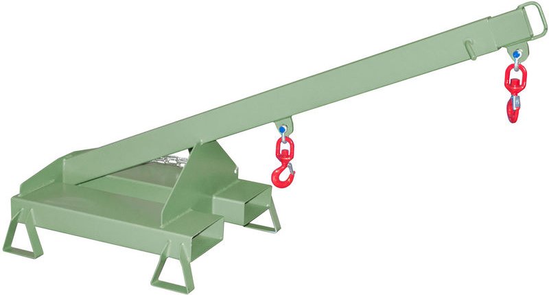 Bauer Lastarm LAT 25-1,0, lackiert, Resedagrün