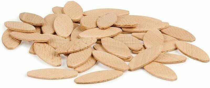 Lamello 0 Verbindungsleisten 100 Stück Flachdübel aus Buchenholz Ideal für Holz-/Blechfräsen (47 x 15 x 4 mm)