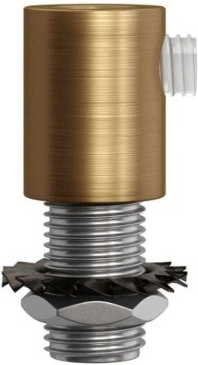 Creative-cables Italia - Creative-cables zylindrische kabelschelle aus satiniertem bronze-metall 2 stück - serm1otsx2