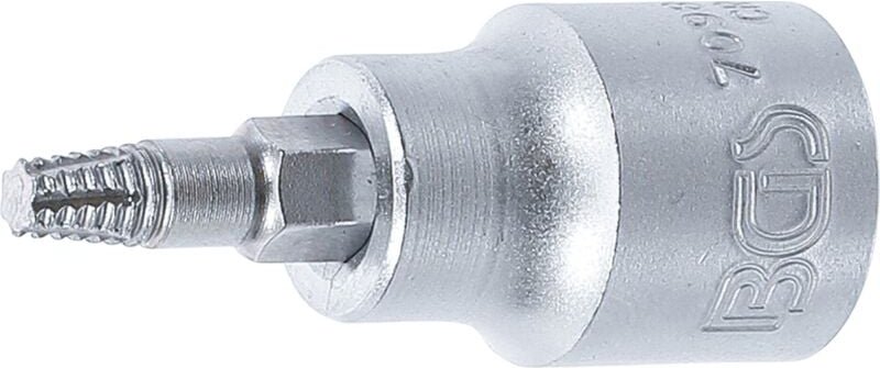 Bgs Technic - Schraubenausdreher-Bit-Einsatz Antrieb Innenvierkant 10 mm (3/8') für defektes T-Profil (für Torx) T25