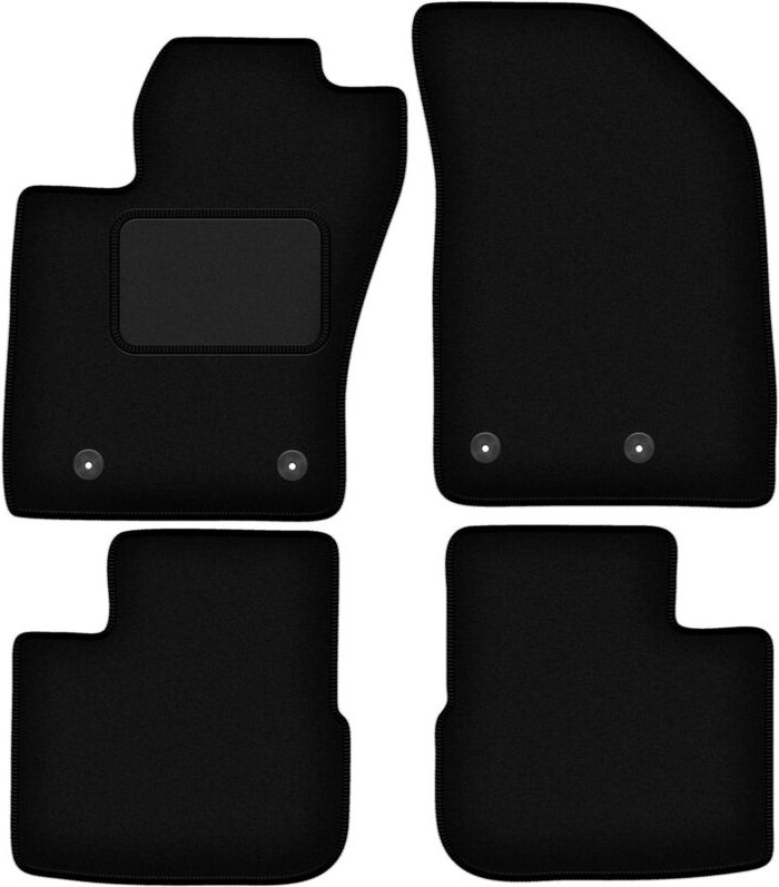 Schwarze Veloursmatten für: Fiat Tipo II Kombi (2015-)