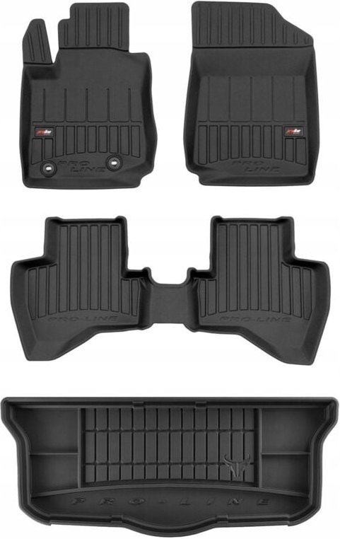 Thumbnail - SET 3D-Gummi-Kofferraummatten Toyota Aygo 2 HB 2014-2022