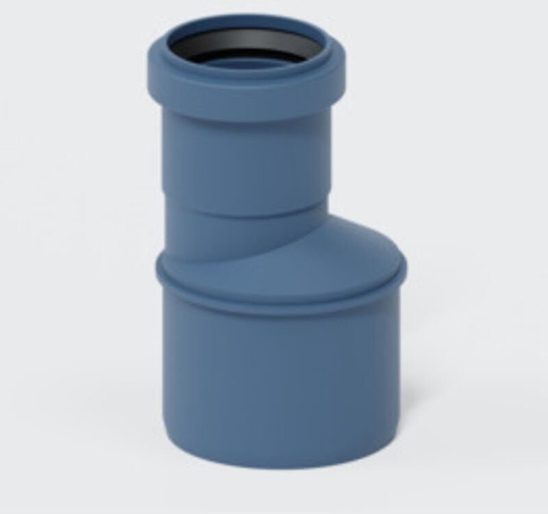 POLO-KAL NG Abfluss-Übergangsrohr mit Muffe - schalldämmend - DN 75 / 50