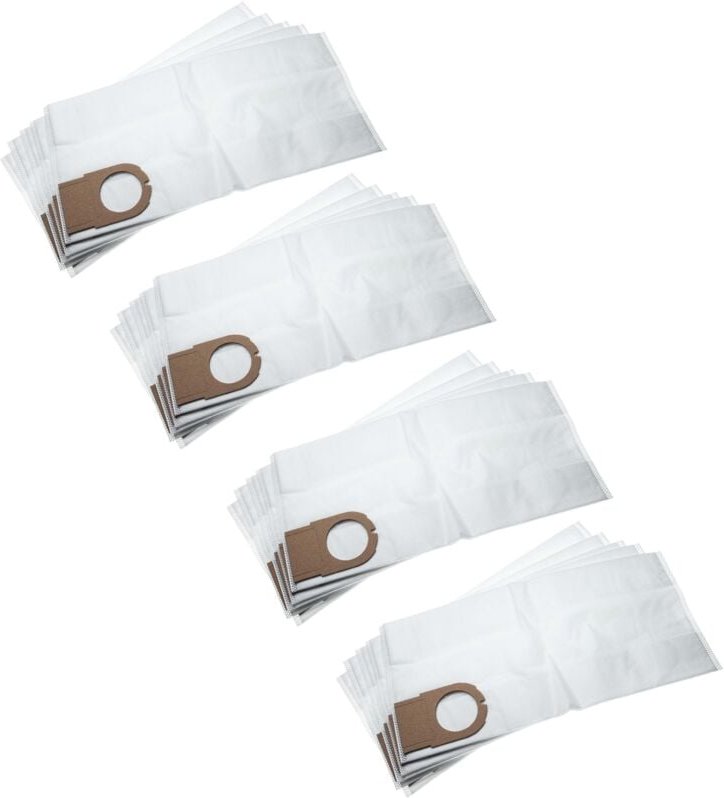 20x Staubsaugerbeutel Ersatz für Metabo 6.31348, 631348000 für Staubsauger - Mikrovlies, 49.3cm x 23.7cm, Weiß - Vhbw