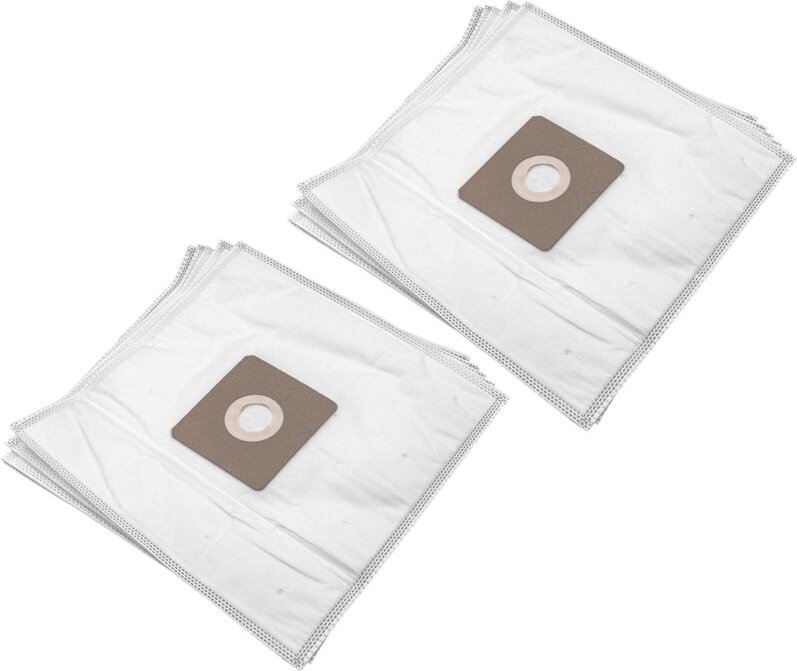 10x Staubsaugerbeutel kompatibel mit Dirt Devil Capoera 1, 1,1, 2, 2,1 Staubsauger - Mikrovlies, 31cm x 22,5cm, Weiß - V...