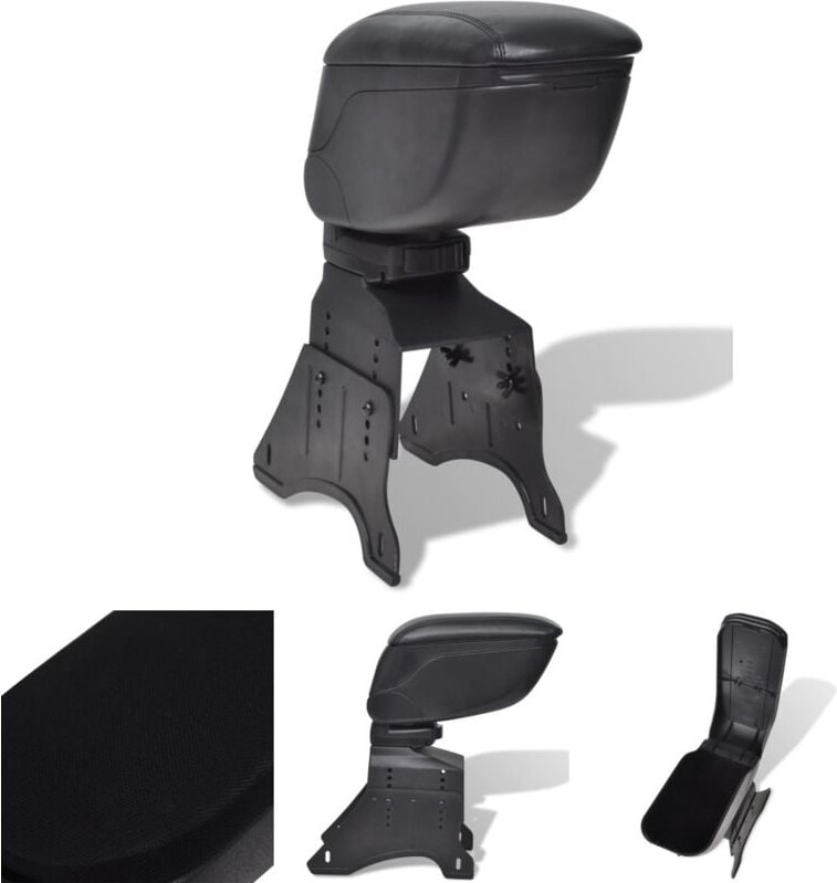 The Living Store - Auto-Armlehne Universal - Kfz-Sitze - Schwarz