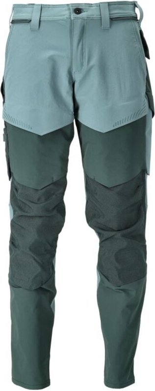 Mascot - Hose mit Knietaschen 22379-311-3534 Gr. 76C45 helles waldgrün/waldgrün