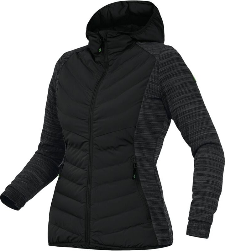 Leibwächter Hybridjacke Damen cadhyj Gr. 50 schwarz