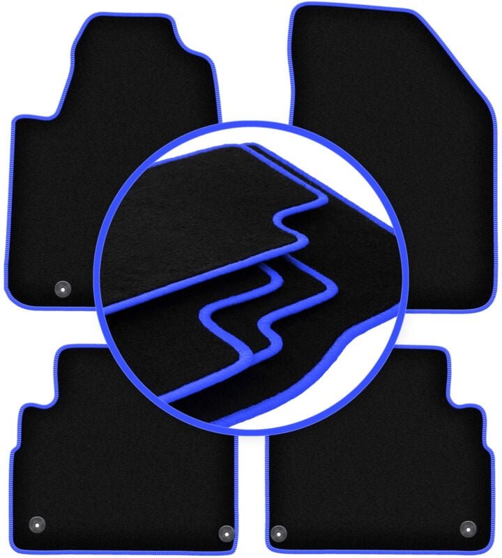 CARLUX-BLUE Autofußmatten für: Lexus RX II SUV (2003-2008)