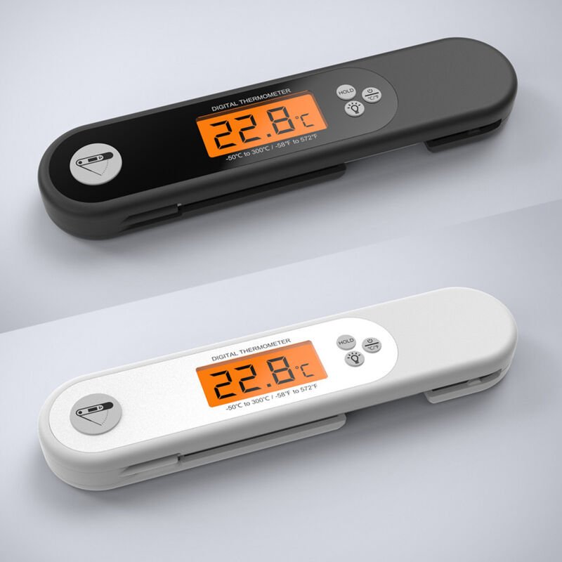 Faltbares Kochthermometer, kleine digitale faltbare Einheit -50300℃ Thermometer zum Kochen