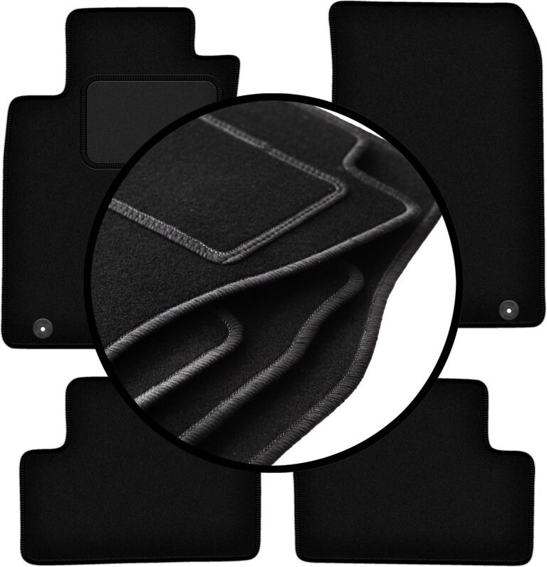 Komplettset Veloursmatten für: Infiniti Q30 Fließheck (2015-2019)