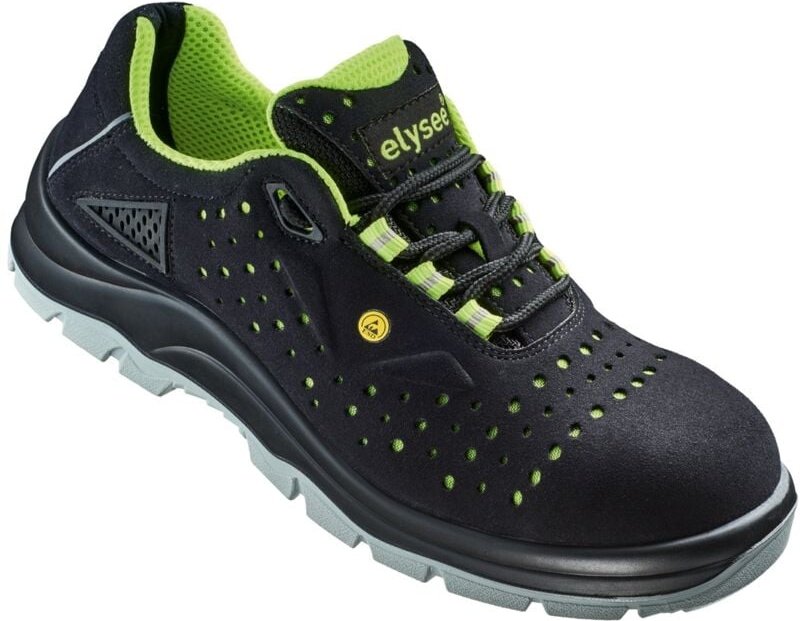 Sicherheitshalbschuh Fano 34501 S1P esd src Gr. 42 schwarz/gelb - Elysee