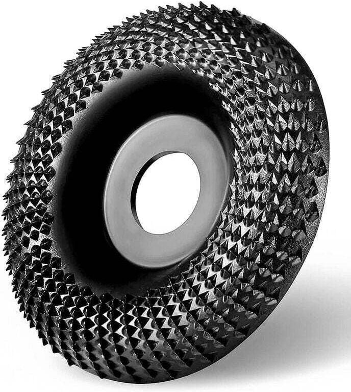 Thumbnail - XVX - Rollbin 125 mm Holzschleifscheibe, Holzschnitzscheibe, Schleifscheiben zum Formen und Schleifen. Holzschleifscheib...