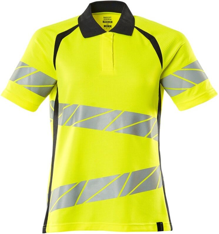 Mascot Damen-Polo-shirt 19093-771-17010 Gr. 5XL hi-vis gelb/schwarzblau