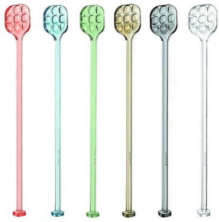 Set mit 6 Cocktaillöffeln "Tiffany".