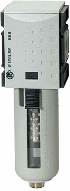 Bahco Riegler Aktivkohlefilter »FUTURA«, PC-Behälter u. Schutzkorb, BG 2, G 1/2