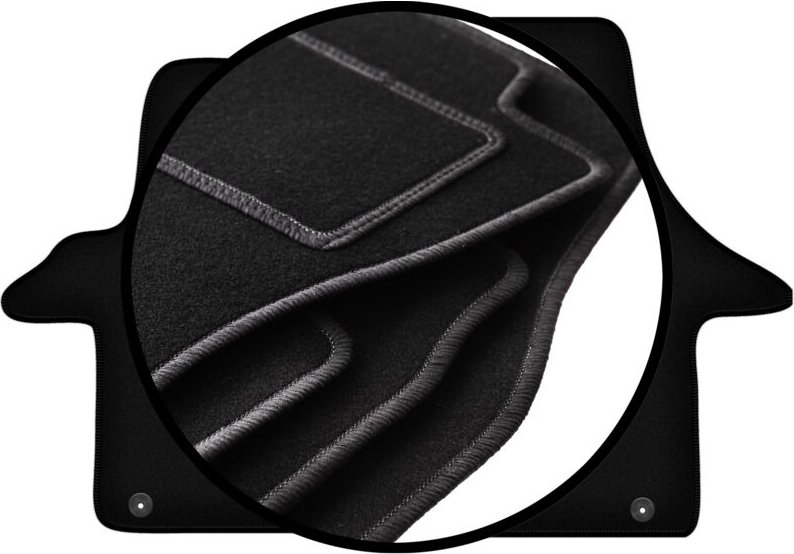 Komplettset Veloursmatten für: Volkswagen Transporter T5 Multivan Kastenwagen (2005-2015)