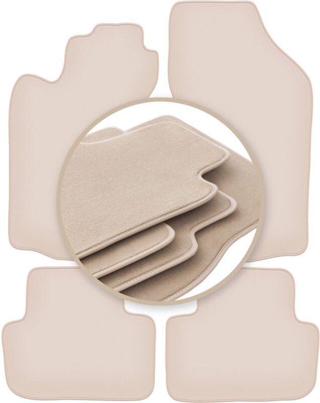 Beige PREMIUM-Matten für: Alfa Romeo GT Coupé 2003-2010