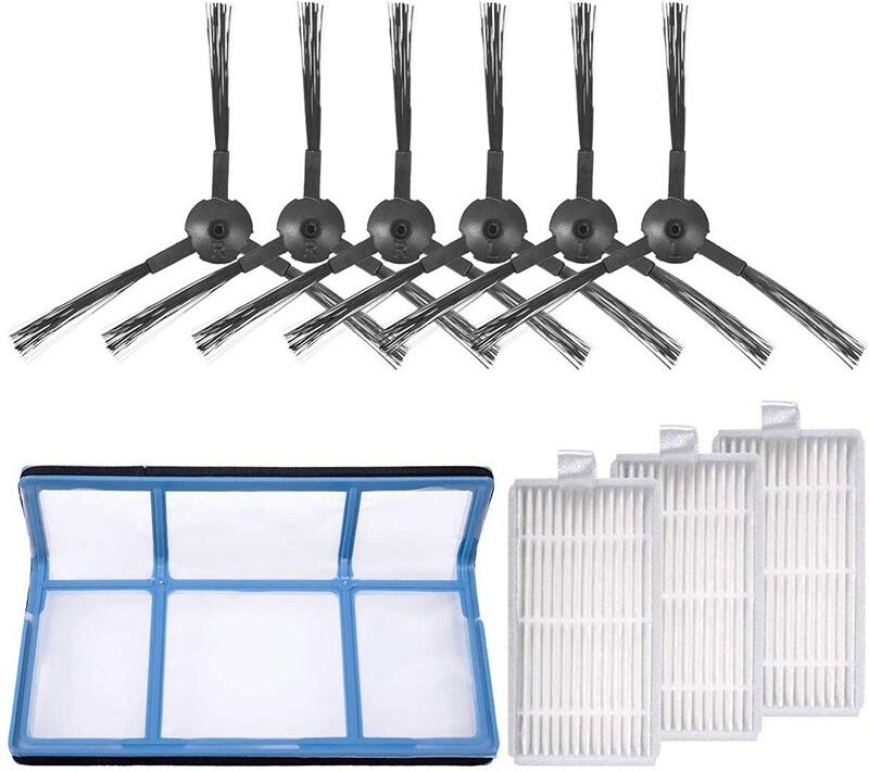 Ersatz-Zubehör-Set für V3 V3S V5 V5S Pro Roboter-Staubsauger, Filter, Seitenbürsten