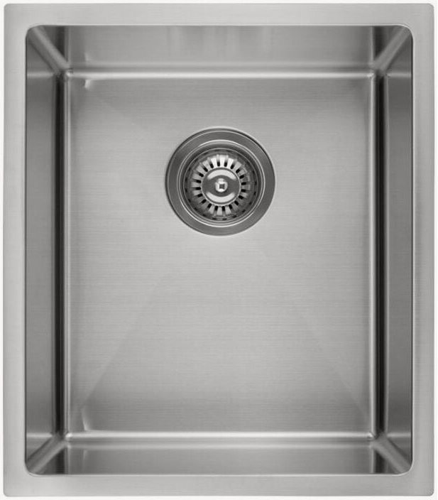 Kroos ® - Einzelne Küchenspüle 380 mm - Edelstahl - Balsa
